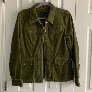 Jones New York Green Corduroy Jacket Med